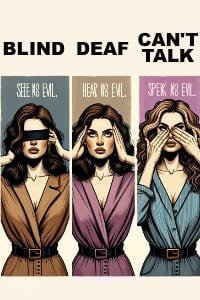 BLIND, DEAF & CAN'T TALK